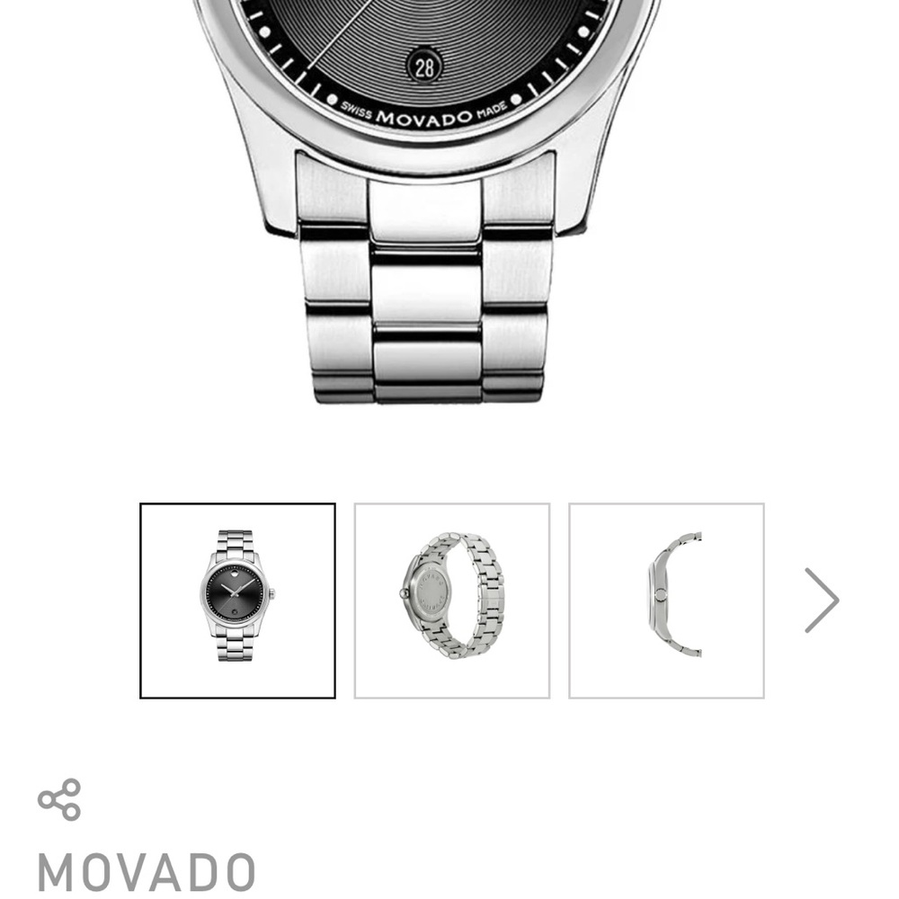 Movado a Swiss maid, high-quality luxury men’s watch, sporty and handsome - Picture 3 of 3